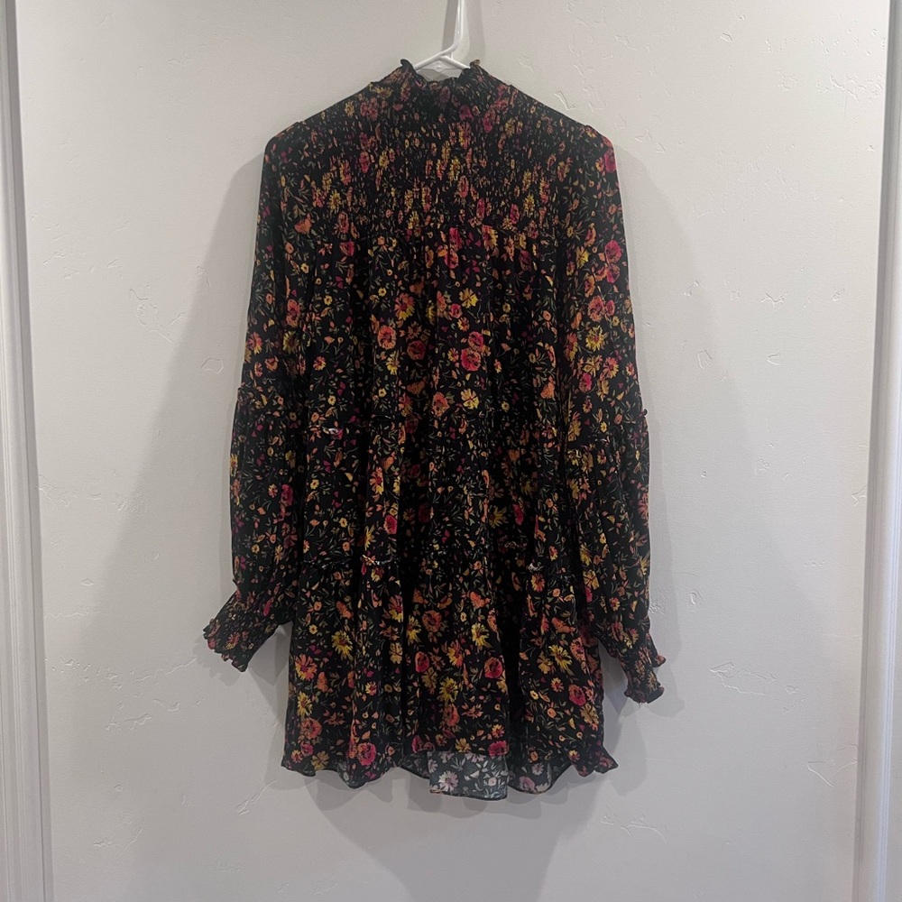 Vici Bloom Smocked Tiered Dress